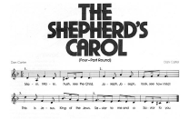 The Shepherd’s Carol…